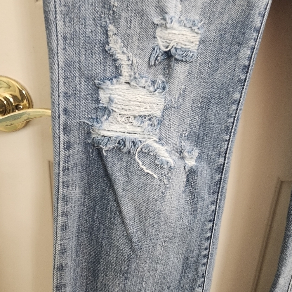 Judy Blue Bootcut Stretch Denim Jeans Distressed Size 11/30 - Picture 5 of 10